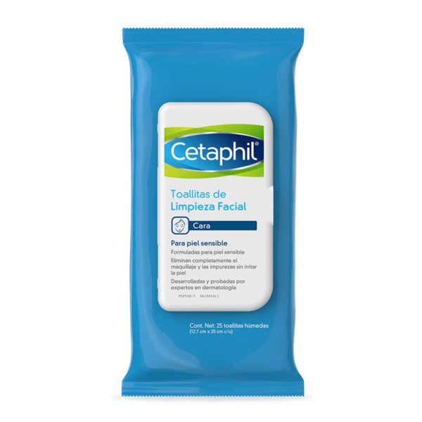 Cetaphil Toallitas De Limpieza Facial 25Pzas