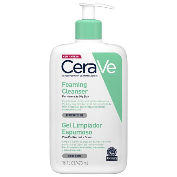 Cerave Gel Limpiador Espumoso 473Ml