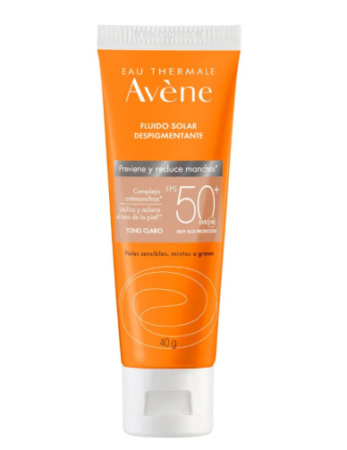 Avene Fluido Solar Despigmentante Tono Claro 40g